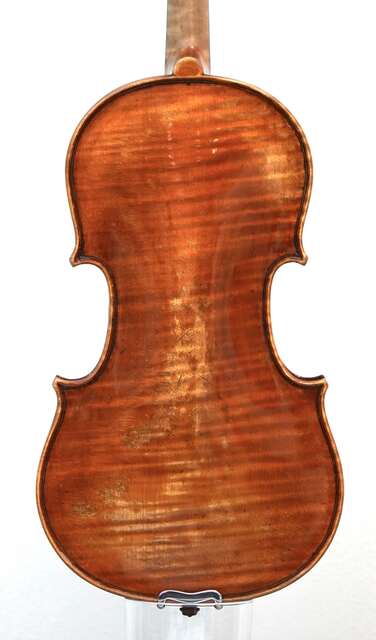 Stradivari model violin by Marios Pavlou, back