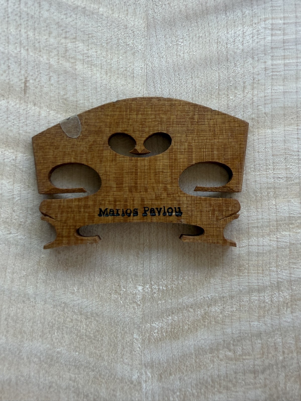 A finished bridge, stamped Marios Pavlou