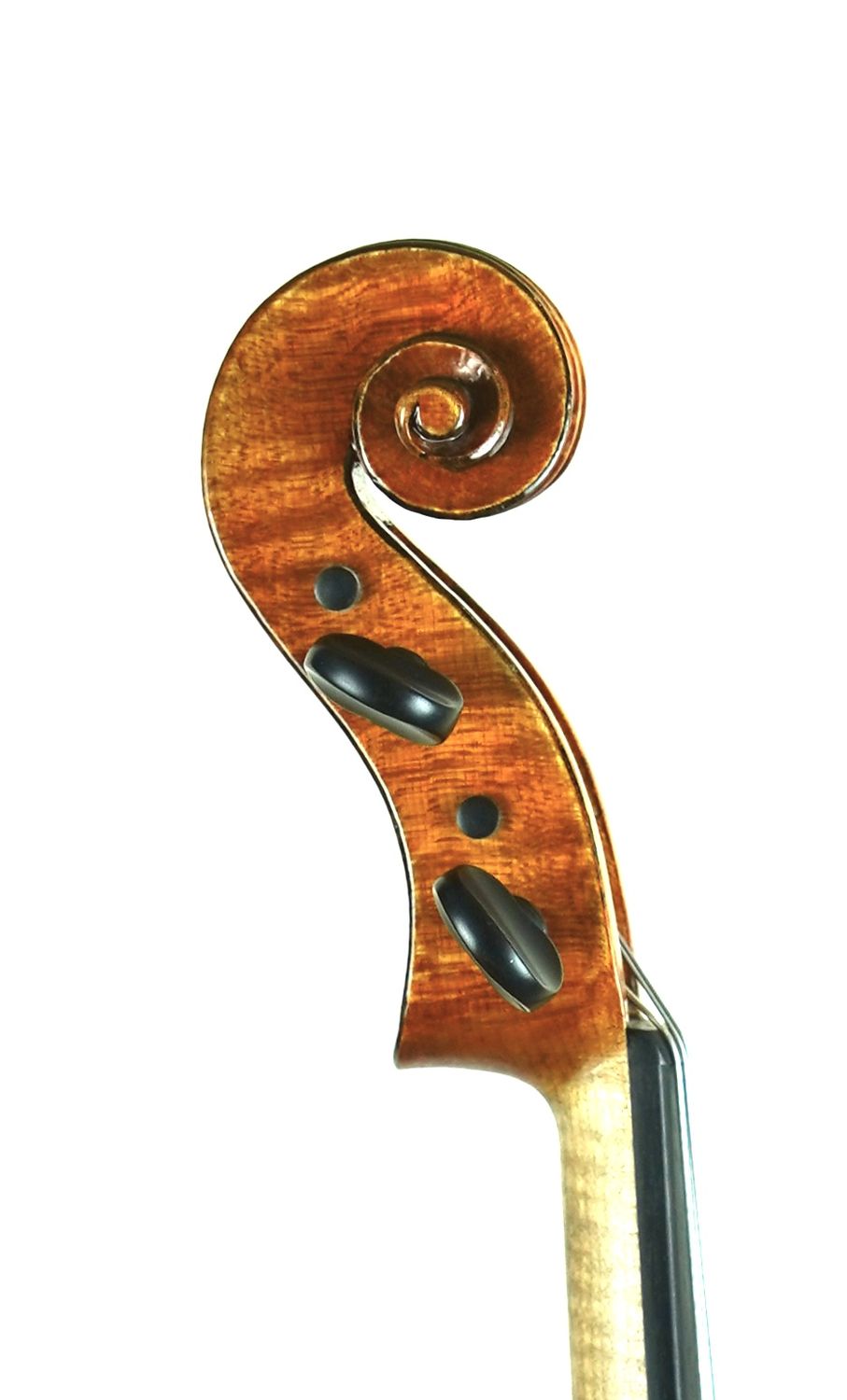 Viola by Marios Pavlou, scroll and pegbox